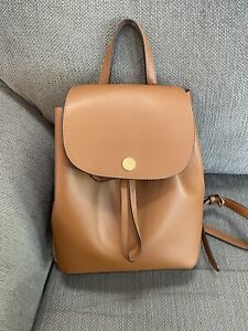 ralph lauren Leather Purse/ Backpack, Brown, Medium Size EUC