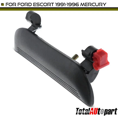 Manija de puerta exterior negra texturizada para conductor delantero Ford Escort Mercury Tracer Foto 1 de 4