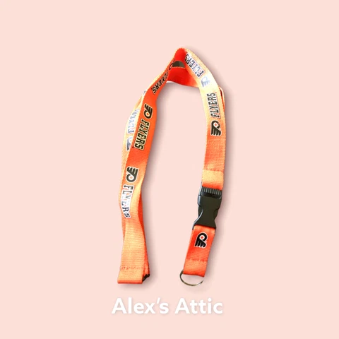 Philadelphia Flyers Lanyard  Neck Tag NHL Keychain pre-owned Cover