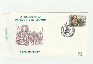 Hausman timbre Marguerite de Louvain Vise FDC 1992 - Picture 1 of 1