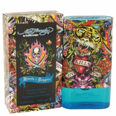 Ed Hardy Corazones y Dagas para Hombres, Hombre Colonia Spray 3.4 OZ Foto 1 de 2