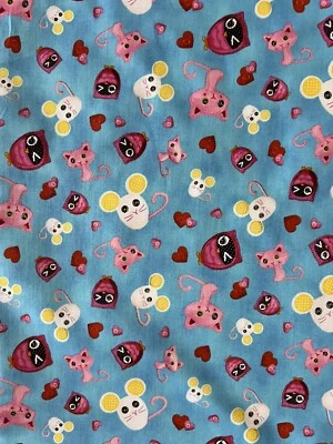 Lalaloopsy Cute as a Button Quilting Cotton Fabric 42” X 36” - Image 1 of 4