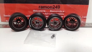1:18 LLANTAS RIMS : Kyosho BMW + Michelin slicks - 3L050 - Imagen 1 de 3