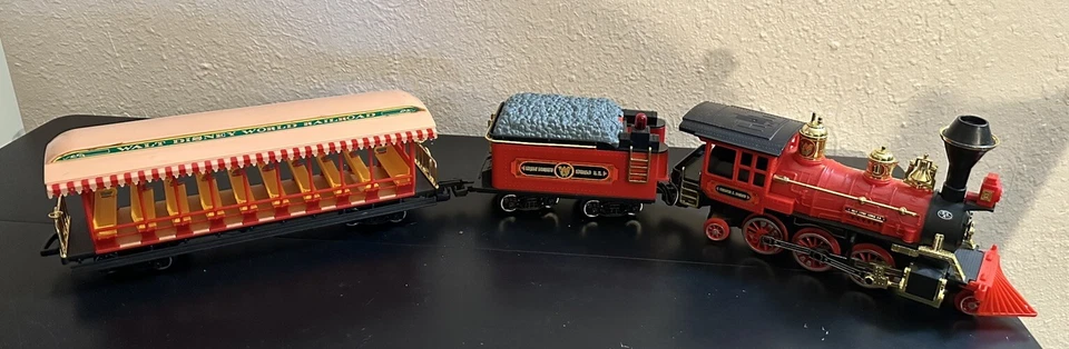 Walt Disney World Railroad Passenger Car 1986 New Bright Train Locomotive Tender - Image 1 of 4