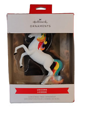 Hallmark Rainbow Unicorn Licorne Christmas Ornament