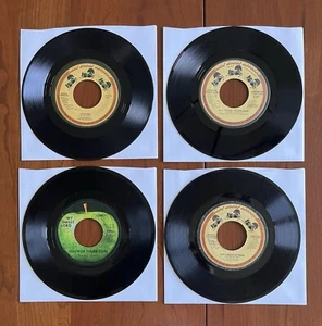 Lot of (4) George Harrison 45 RPM Records - Picture 1 of 2