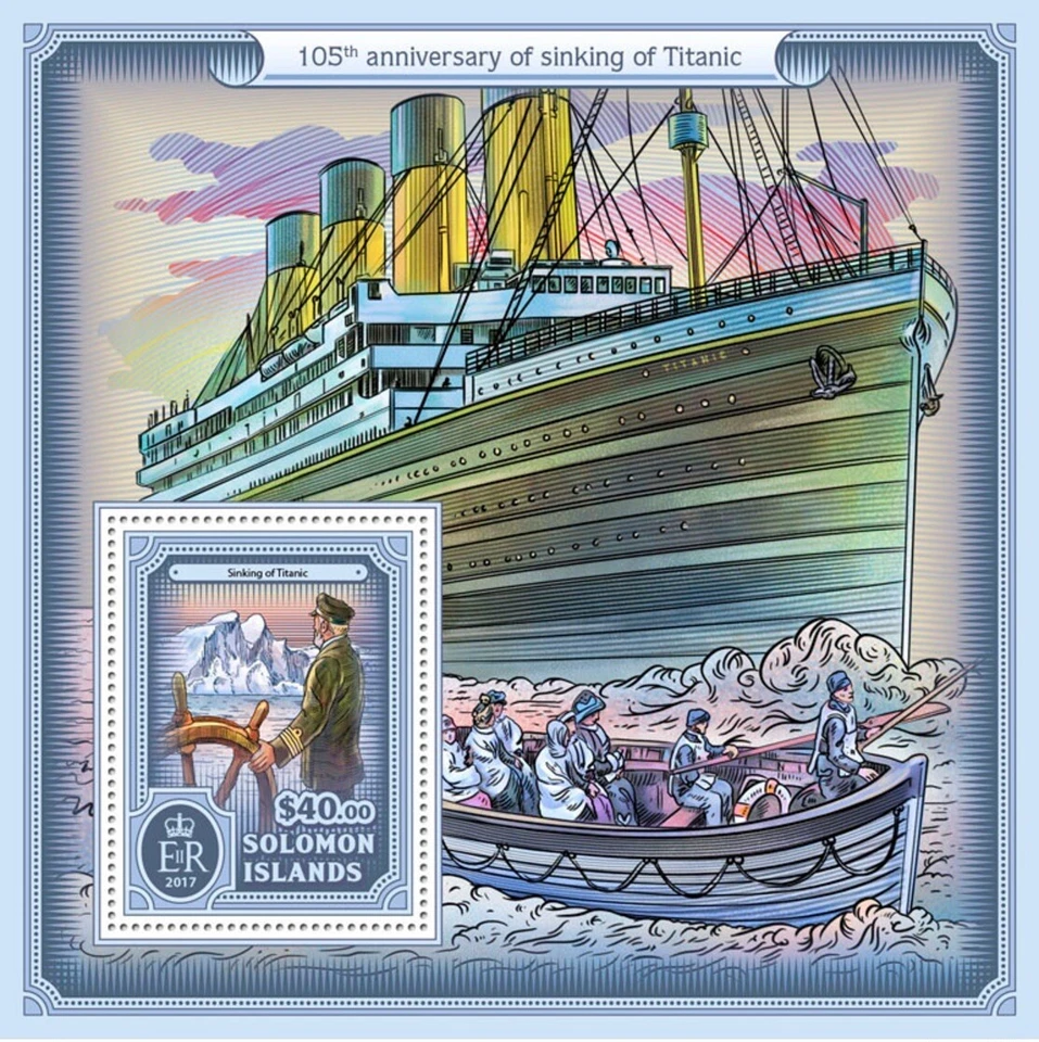 Titanic - Big British Liner / Ships / Tragedy - Mi. 4405 / Bl. 632 - MNH** Pol. - Image 1 of 1