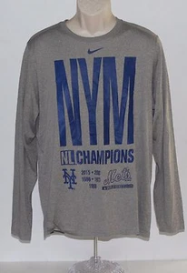 New York Mets Nike NL Champions Herren Large Langarmshirt - World Series - Bild 1 von 3