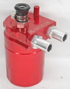 Replacement Baffled Oil Catch Can ONLY Red - Picture 1 of 5