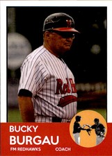 2016 Fargo-Moorhead RedHawks Team Issue #24 Bucky Burgau Coach Baseball Card