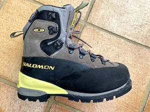 Salomon Contagrip Very High Altitude Boots Leather Mountaineering Climbing UK 6 - Picture 1 of 10