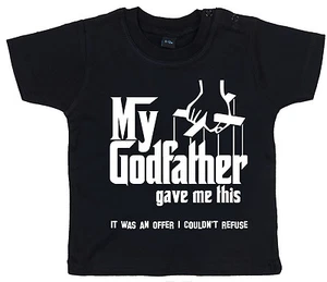 Camiseta bebé padrino "mi padrino me dio" este ahijado bautizo ahijado ahijado - Imagen 1 de 11