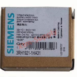 1PC NEW Siemens 3RH1921-1HA31 Auxiliary Switch Block - Picture 1 of 2
