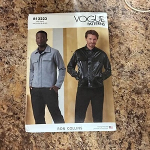 Vogue Sewing Pattern Mens Jacket By Ron Collins R12223 Stylish Design AA 34-42 - Picture 1 of 7