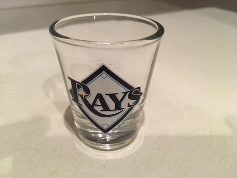 12. Tampa Bay Rays 2oz. Primary Logo Shot Glass Cover