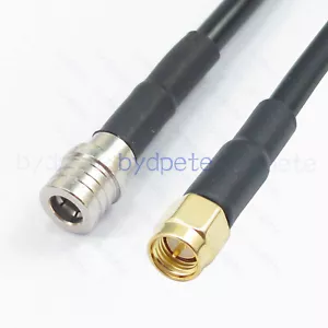QMA male to SMA male female RPSMA RG58 Cable RG58U Coax Coaxial Kable 50ohms lot - Picture 1 of 11