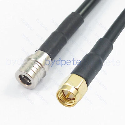 QMA male to SMA male female RPSMA RG58 Cable RG58U Coax Coaxial Kable 50ohms lot - Image 1 of 4