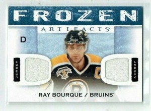 14-15 UD Upper Deck Artifacts  Ray Bourque  Dual Jerseys  HOF