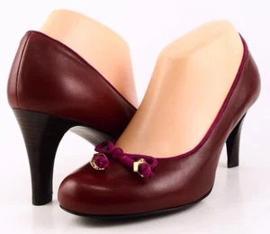 $260 MARC by MARC JACOBS 616896 Red Leather Designer Pump 9.5 EUR 39.5 RUN SMALL - Picture 1 of 4