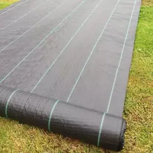 More details for weed control fabric membrane ground cover garden mat landscape yuzet heavy duty