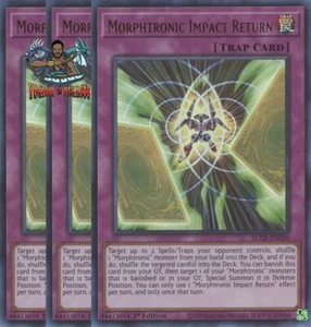 Yugioh! 3x Morphtronic Impact Return BLCR-EN020 Ultra Rare 1st Ed NM - Bild 1 von 1