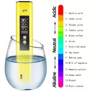 PH Wert Wasser Messgerät Digital Messer Tester Aquarium Pool Prüfer pH 0-14 Neu - Bild 1 von 14