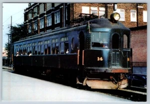 London & Port Stanley Railway Motor Car 14, Ontario, L&PS RY Chrome Postcard - Bild 1 von 2