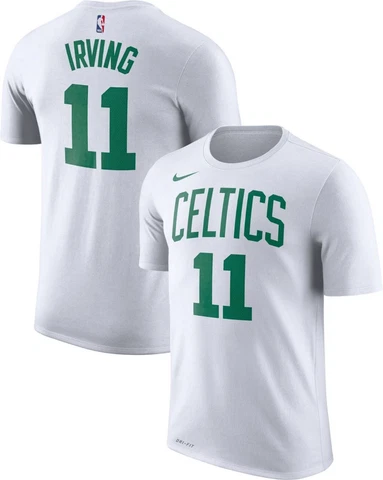 New Kyrie Irving Boston Celtics Nike Name & Number Player T-Shirt Men's 2XL NBA Cover