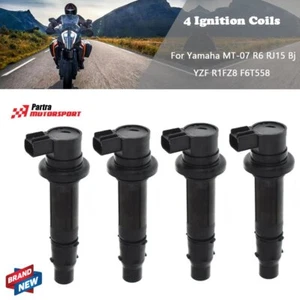 Juego de 4 bobinas de encendido aptas para Yamaha MT-07 R6 RJ15 año YZF R1FZ8 F6T558 - Imagen 1 de 9