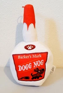 Lulubelles by Huxley & Kent BARKER'S MARK DOGG NOG Squeaky Dog Toy Plush 9" NWOT - Picture 1 of 5