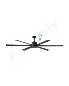 Martec Albatross 72" DC Ceiling Fan Matt Black - MAFMMR + MAF180M - Picture 1 of 3