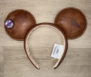 Disney Pixar Up Mickey & Minnie Mouse Ohren Stirnband & Fliege Traube Soda Braun - Bild 1 von 4