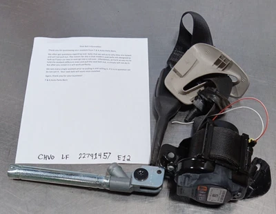 CINTURÓN DE SEGURIDAD DELANTERO IZQUIERDO CHEVROLET VOLT 2012 OE PRETENSOR HOMBRO REGAZO 22791457 Foto 1 de 4