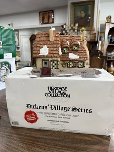 Department 56 Dickens' Village CHRISTMAS CAROL COTTAGE ~ Lighted, Smokes - Picture 1 of 7
