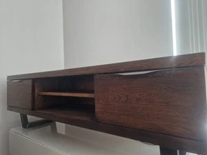 John Lewis Calia Dark OakKitchen Dining Lounge TV Unit RRP £699BrandJohn Lewis - Picture 1 of 15