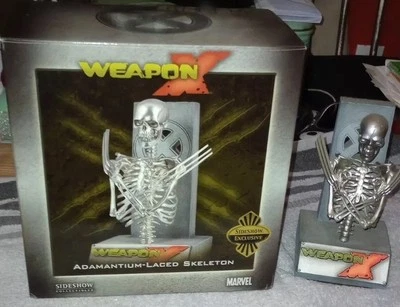 Estatua exclusiva Sideshow Marvel Weapon X Adamantium-Laced Skeleton Sideshow Foto 1 de 2