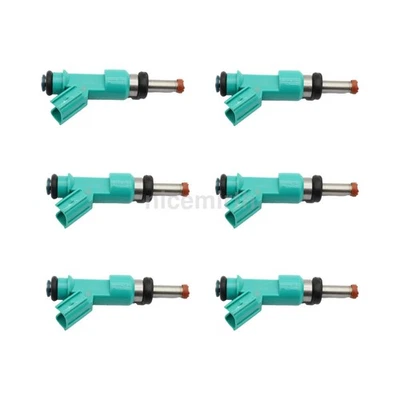 6x Denso Fuel Injectors for 2012 2013 2014 2015 2016 Toyota Sienna 3.5L V6 Foto 1 de 4