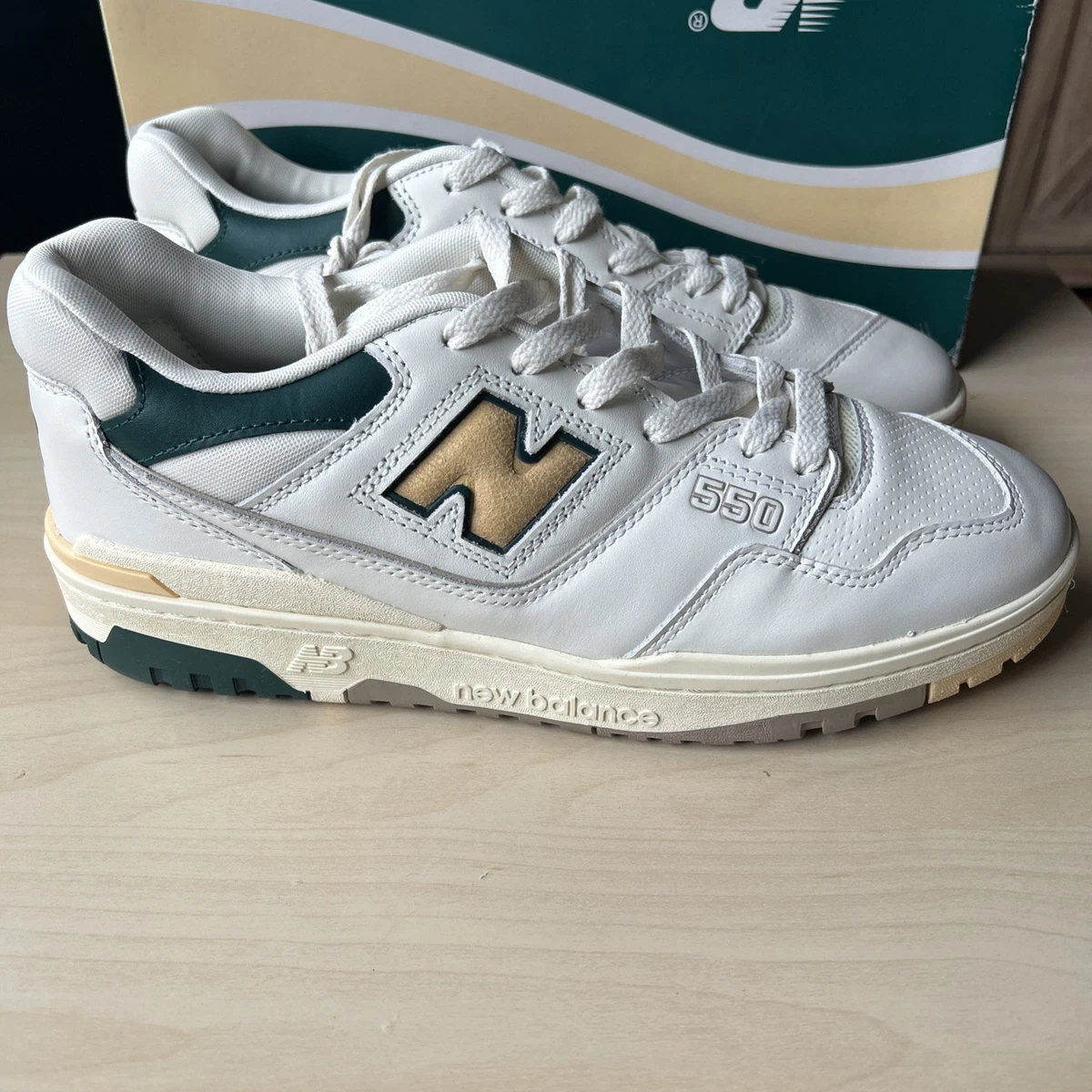 New Balance Aimé Leon Dore x 550 Green Yellow for Sale