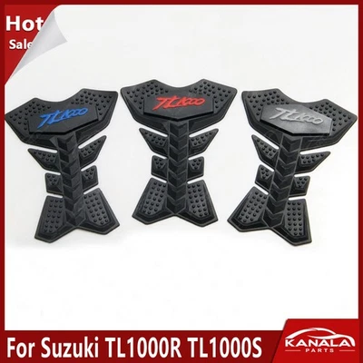 For Suzuki TL1000R TL1000S 3D Rubber Oil Gas Tank Pad Protector Decal Sticker Foto 1 de 4