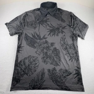 Camisa Under Armour Para Hombres Grande Gris Negra Playoff Polo Golf Rendimiento Floral - Imagen 1 de 5