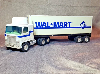 Semirremolque y remolque GMC de colección NYLINT WALMART precios bajos acero prensado EE. UU. Foto 1 de 4