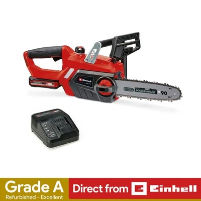 Einhell Cordless Chainsaw 25cm 18V PXC Inc Battery GE-LC 18/25 Li Refurb GRADE A - Image 1 of 4