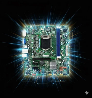 Lenovo ThinkCentre Edge 72 SFF IH61M Motherboard NO CPU/RAM TESTATA USED GRADO A - Immagine 1 di 4