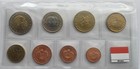 Monaco Euro-Kursmünzensatz 2001-2002 1 Cent–2 Euro im Blister