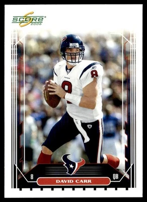 2006 Score David Carr Houston Texans #103 - Image 1 of 2