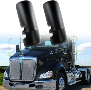 Pair Door Mirror Covers Fit Kenworth T680 T880 W990 Replacement Driver Side L... - Picture 1 of 6