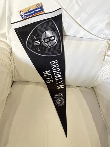 Brooklyn Nets 10 Year in BKN Pennant 11/1/22 - Sports Collectable - Wall Decor Cover