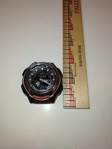 Montre homme Casio g-600 numérique analogique Rare Works a besoin d'un nouveau bracelet tel quel *lire* - Photo 1/22