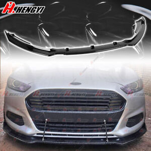 For Ford Fusion 2013 2014 2015 2016 Front Lip Splitter Body Kit Painted Black