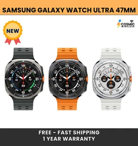 NEW Samsung Galaxy Watch Ultra 47mm (SM-L705U) (Bluetooth/ WiFi + Cellular) - Zdjęcie 1 z 8